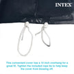 Intex 28031E 12 Foot Round Above Ground Swimming Pool Cover, (Pool Cover Only) 🍁 All In One Marketplace Canada