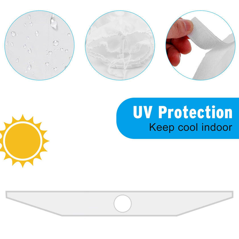 Adjustable Window Seal for Portable Air Conditioner, AC Heat Insulated Window Seal Easy to Install Universal Sealing Cloth for Window -3M 🍁 All In One Marketplace Canada