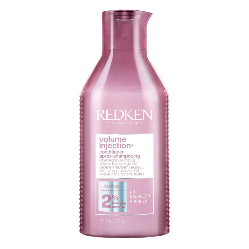 Redken Volume Injection, Volume Conditioner For Fine Flat Hair, Lightweight Moisture, Soft And Shiny Finish for Voluminous Hair, Paraben-Free, 300ml 🍁 All In One Marketplace Canada