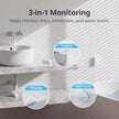 No Hub Required WiFi Water Sensor, Smart Water Leak Detector, 100dB Adjustable Alerts & App Alerts, IP67 Waterproof, Wireless Detector for Home with 1m Sensing Cable (Support 2.4G) 🍁 All In One Marketplace Canada