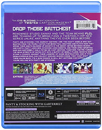 Panty & Stocking With Garterbelt - Complete Series - Anime Classics [Blu-Ray + DVD]