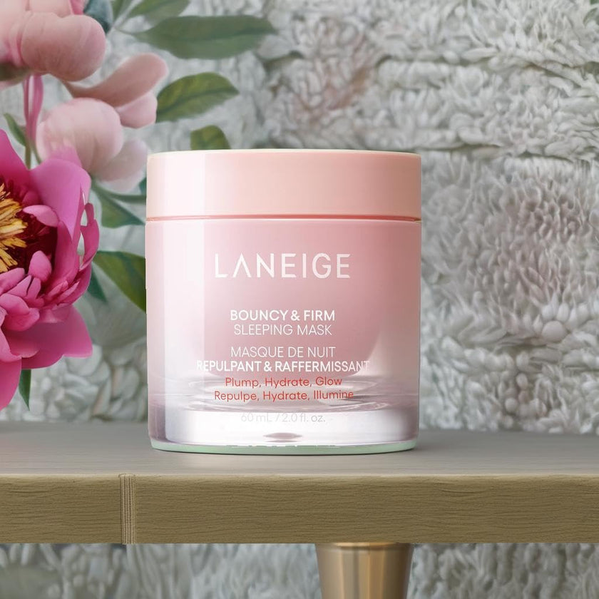 LANEIGE Bouncy and Firm Sleeping Mask: Revitalize, Smooth, Peony & Collagen Complex, Barrier-Boosting Hydration 🍁 All In One Marketplace Canada