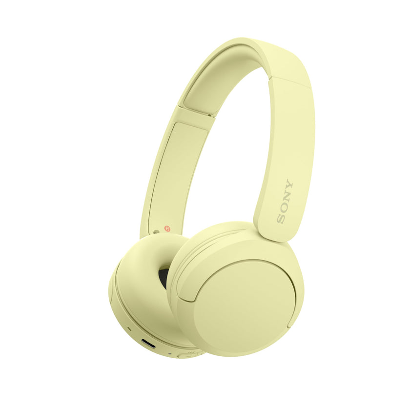 Sony WH-CH520 Wireless Headphones Bluetooth On-Ear Headset with Microphone, Yellow 🍁 All In One Marketplace Canada