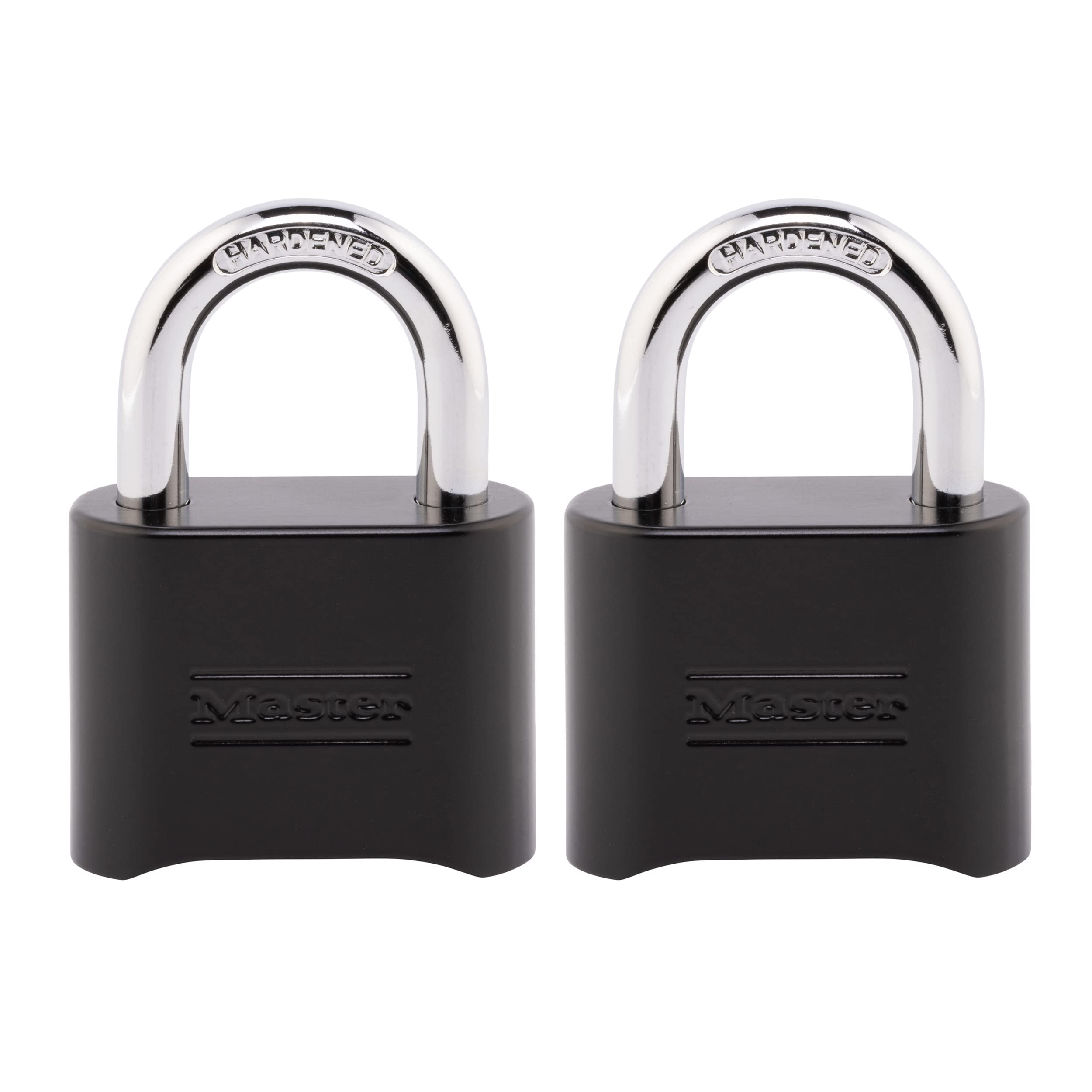 Master Lock Black Combination Padlock, Set Your Own Combo Lock, Weather Resistant Indoor and Outdoor Padlocks with Code for Gym Locker, Gate, Shed, 2 Pack, 178EC2 🍁 All In One Marketplace Canada