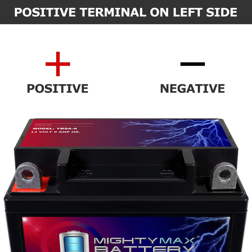 Mighty Max Battery YB9A-A - 12V 9AH 130 CCA - SLA Power Sport Battery 🍁 All In One Marketplace Canada