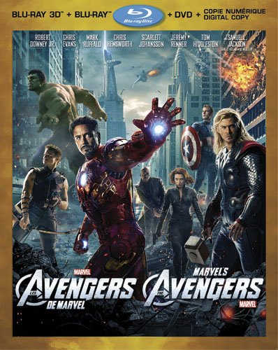 Marvel's The Avengers - 3D + Blu-Ray + DVD (Used)