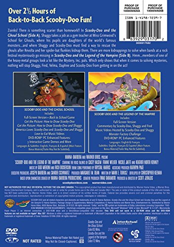 Scooby-Doo and the Ghoul School/ Scooby-Doo and the Legend of the Vampire Double Feature - DVD
