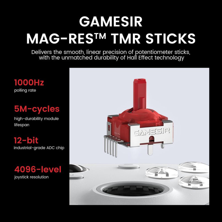 GameSir G7 Pro Wired Controller for Xbox Series X|S, Xbox One, Wireless Gamepad for PC&Android with TMR Sticks, Hall Effect Analog Triggers, 1000Hz Polling Rate, 3.5mm Audio Jack - Black 🍁 All In One Marketplace Canada