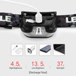 Lepro LED Headlamp Rechargeable, Super Bright Head Torch with Red Light & 5 Modes, Waterproof & Adjustable Headlight, Gear Essentials for Camping, Running, Hiking, Emergency (USB Cable Included) 🍁 All In One Marketplace Canada