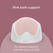 Angelcare Baby Bath Support, Pink, Birth to 6 Months, Made in Canada 🍁 All In One Marketplace Canada