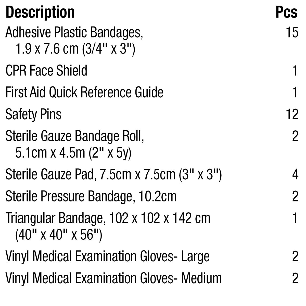 First Aid Central Ontario Section 8 First Aid Kit (1-5 People) 🍁 All In One Marketplace Canada