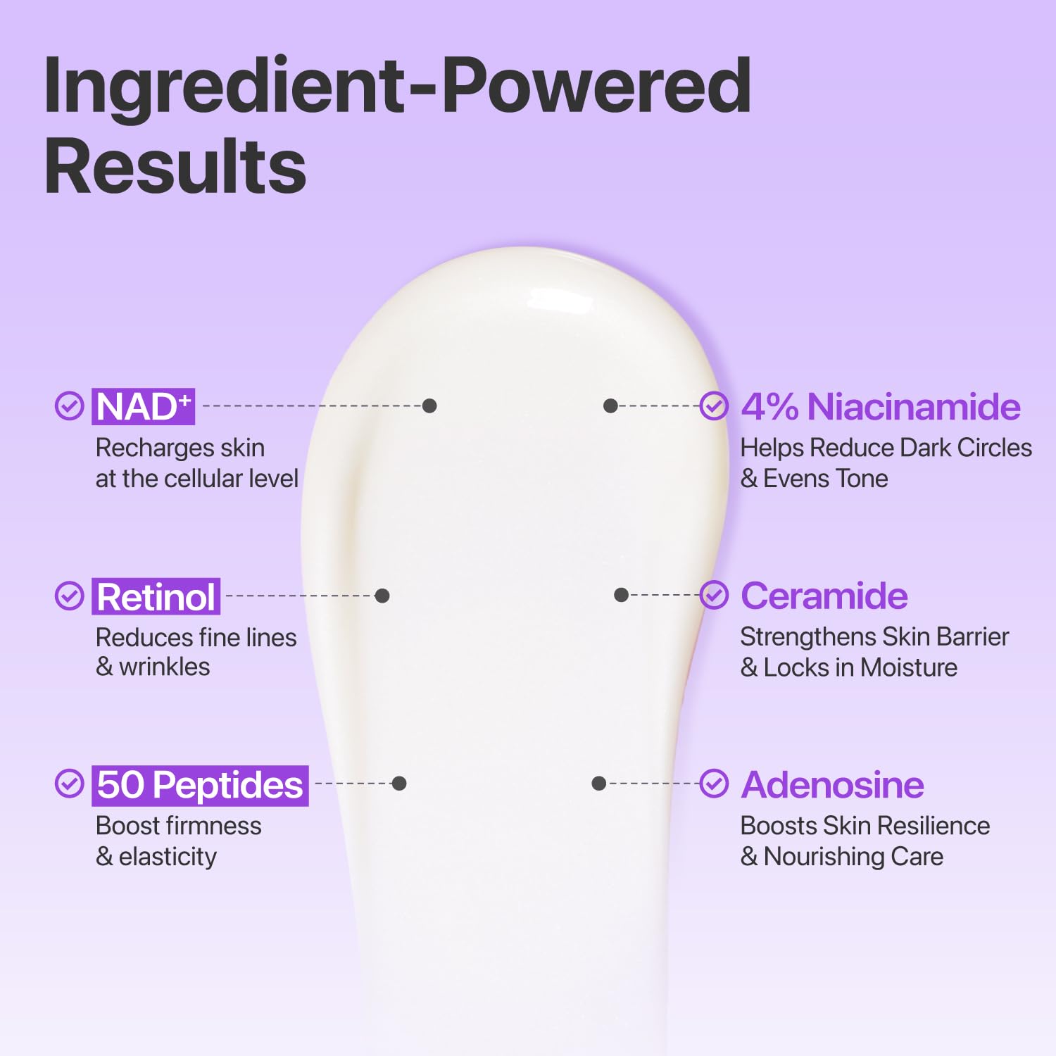 numbuzin No.9 NAD+ Retinol Eye Cream, Depuffing & Firming Eye Serum for Dark Circles, Wrinkles & Fine Lines, Peptides & Niacinamide for Glow & Undereye Radiance, Stocking Stuffers 0.33 fl oz 🍁 All In One Marketplace Canada