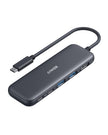 Anker USB C Hub, 5-in-1 USBC to HDMI Splitter with 4K Display, 1 x Powered USB-C 5Gbps & 2×Powered USB-A 3.0 5Gbps Data Ports for MacBook Pro, MacBook Air, Dell and More 🍁 All In One Marketplace Canada