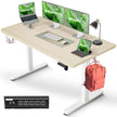 IMGadgets Electric Standing Desk, 47x24 Inches Height Adjustable, 2026 6th Gen Quiet Motor Ergonomic Sit Stand Desk, Computer Desk for Home Office, Height Memory Buttons, Display, 2 Headphone Holders 🍁 All In One Marketplace Canada