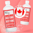 Acetone Nail Polish Remover - Made in Canada (473 ml / 16 oz) 🍁 All In One Marketplace Canada