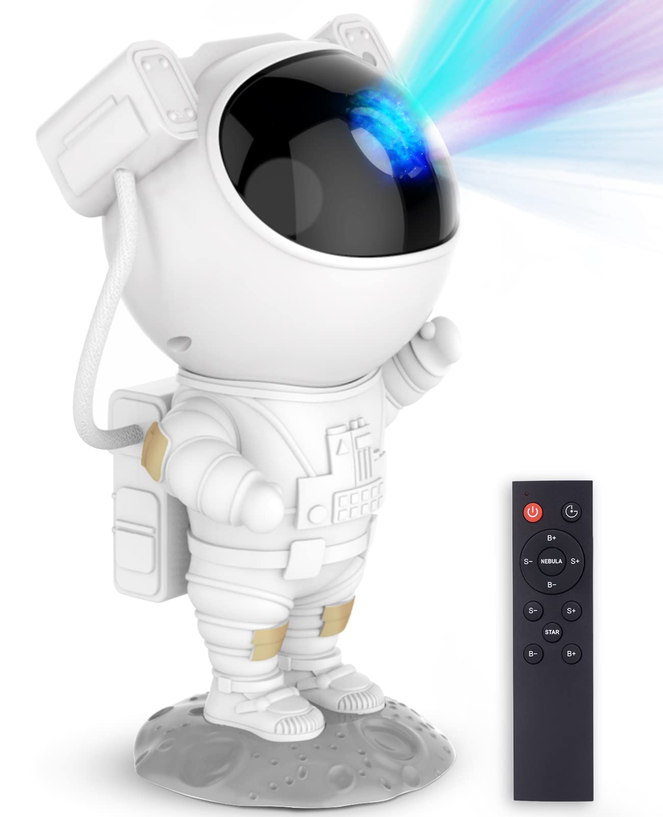 Astronaut Star Projector Night Light - Space Buddy Projector, Galaxy Starry Nebula Ceiling Projection Lamp with Timer and 360°Adjustable, Kids Adults Room Decor, for Bedroom, Game Room etc. 🍁 All In One Marketplace Canada