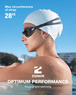 ZIONOR Swimming Goggles G1 Polarized Swim Goggles UV Protection Watertight Anti-Fog Adjustable Strap Comfort fit for Unisex Adult Men and Women-Black Frame Smoke Lens 🍁 All In One Marketplace Canada