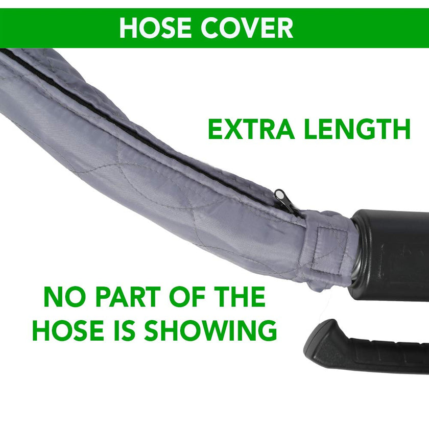 OVO Universal Padded Hose Cover, Fits All 30 to 32 ft Central Vacuum Hose, Machine Washable, Easy to Install with Zipper 🍁 All In One Marketplace Canada