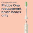 Philips One by Sonicare Rechargeable Toothbrush, 1 Brush Head, White 🍁 All In One Marketplace Canada