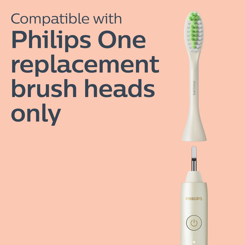 Philips One by Sonicare Rechargeable Toothbrush, 1 Brush Head, White 🍁 All In One Marketplace Canada