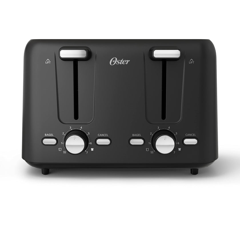 Oster 4-Slice Toaster with Bagel and Reheat Settings and Extra-Wide Slots, Black 🍁 All In One Marketplace Canada