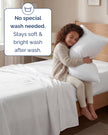 Twin Size Sheet Set - 3 Piece Set - Hotel Luxury Bed Sheets - Extra Soft - Deep Pockets - Easy Fit - Breathable & Cooling Sheets - Wrinkle Free - Comfy - White Bed Sheets – Twins Sheets - 3 PC 🍁 All In One Marketplace Canada