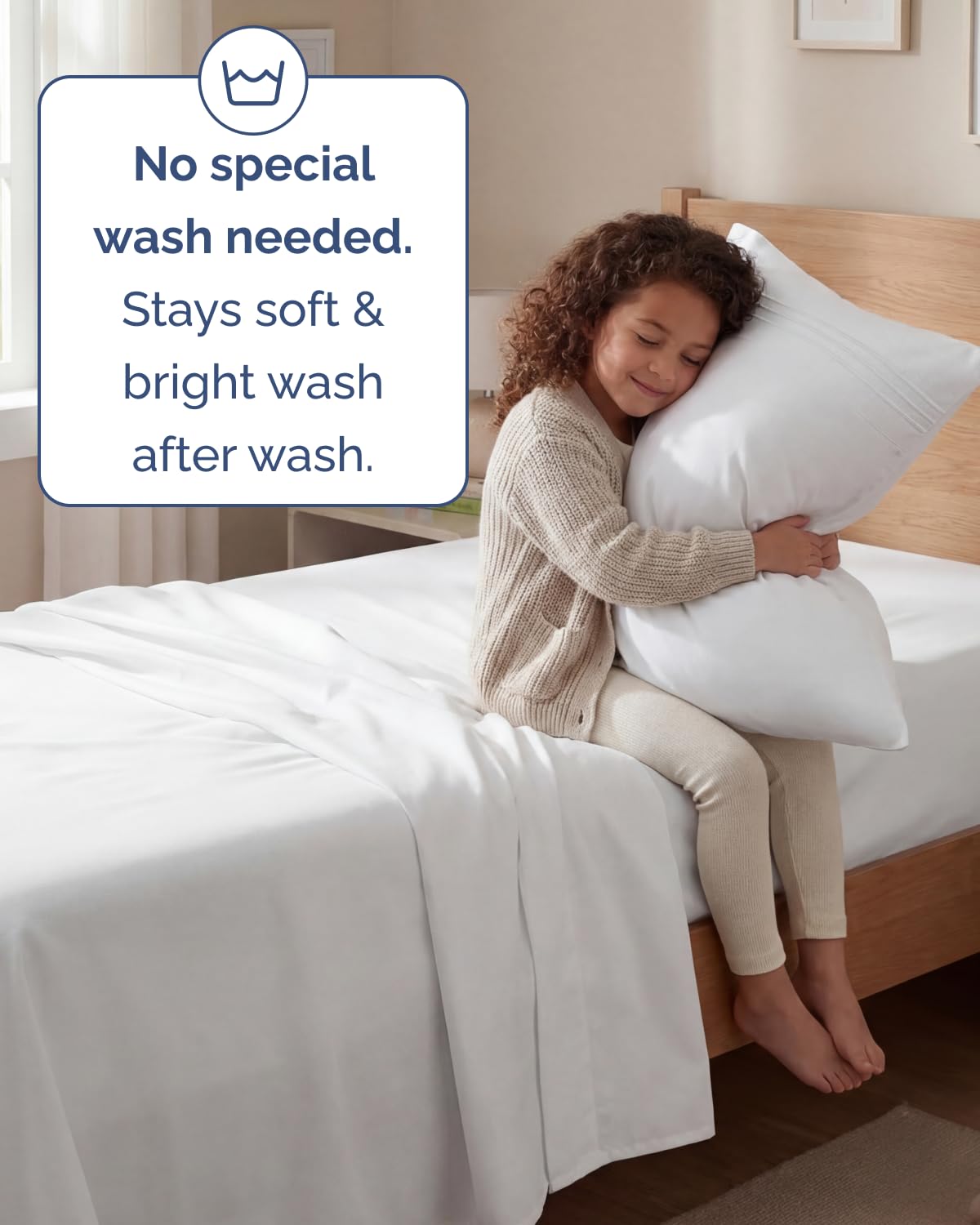 Twin Size Sheet Set - 3 Piece Set - Hotel Luxury Bed Sheets - Extra Soft - Deep Pockets - Easy Fit - Breathable & Cooling Sheets - Wrinkle Free - Comfy - White Bed Sheets – Twins Sheets - 3 PC 🍁 All In One Marketplace Canada
