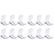 Fruit of the Loom Men's Dual Defense Crew Socks (12 Pack), White, Medium (6 - 12) 🍁 All In One Marketplace Canada