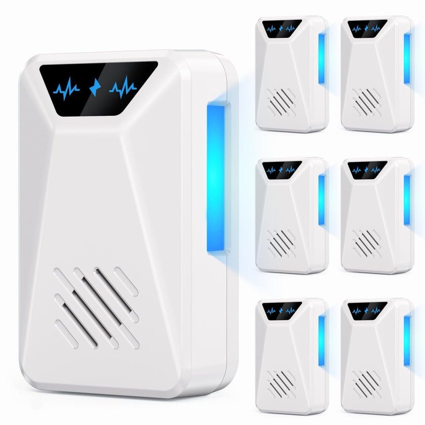 6 Packs Ultrasonic Pest Repeller, Electronic Pest Repellent Plug in Indoor for Insect Roaches Spider Ant Bug Mosquito Mouse Repellent for House Kitchen Garage Warehouse 🍁 All In One Marketplace Canada