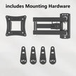 Full Motion Articulating TV Wall Mount Bracket with Swivel Tilt Extension & Rotation, Adjustable Arms for 13-42 Inch Flat/Curved LED LCD TVs & Monitors, Max 44lbs VESA 200x200mm 🍁 All In One Marketplace Canada