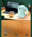 RHD 0.5L Small Portable Electric Kettles for Boiling Water, 304 Stainless Steel Hot Water Dispensers, Fast Boil Teapot, Auto Shut-Off, Perfect For Dorm RV Travel Coffee Tea, Green 🍁 All In One Marketplace Canada