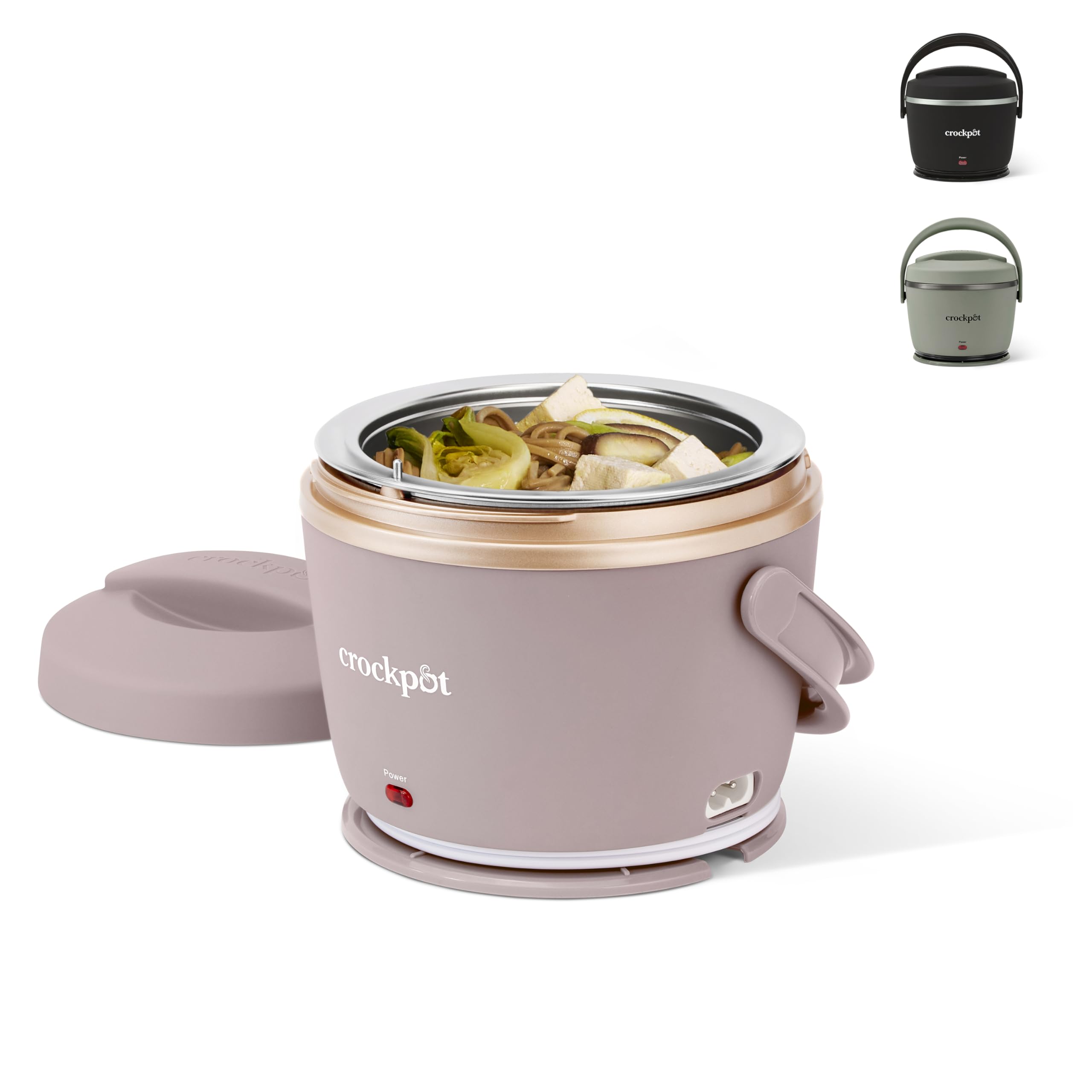 Crock-Pot Electric Lunch Box, Portable Food Warmer for On-the-Go, 20-Ounce (591 mL), Blush Pink 🍁 All In One Marketplace Canada
