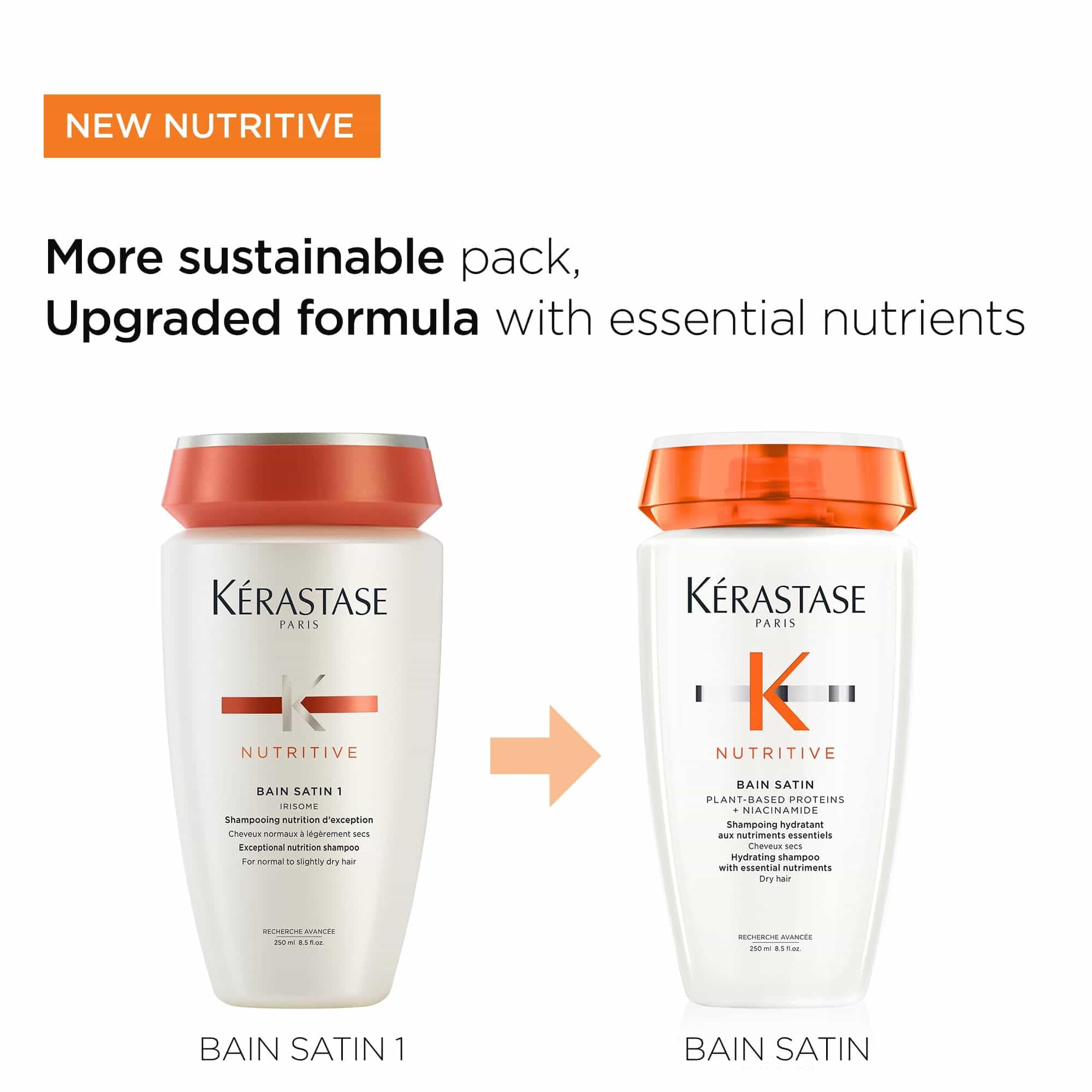Kérastase Nutritive Bain Satin Hydrating Shampoo for Dry Hair, 250 mL 🍁 All In One Marketplace Canada