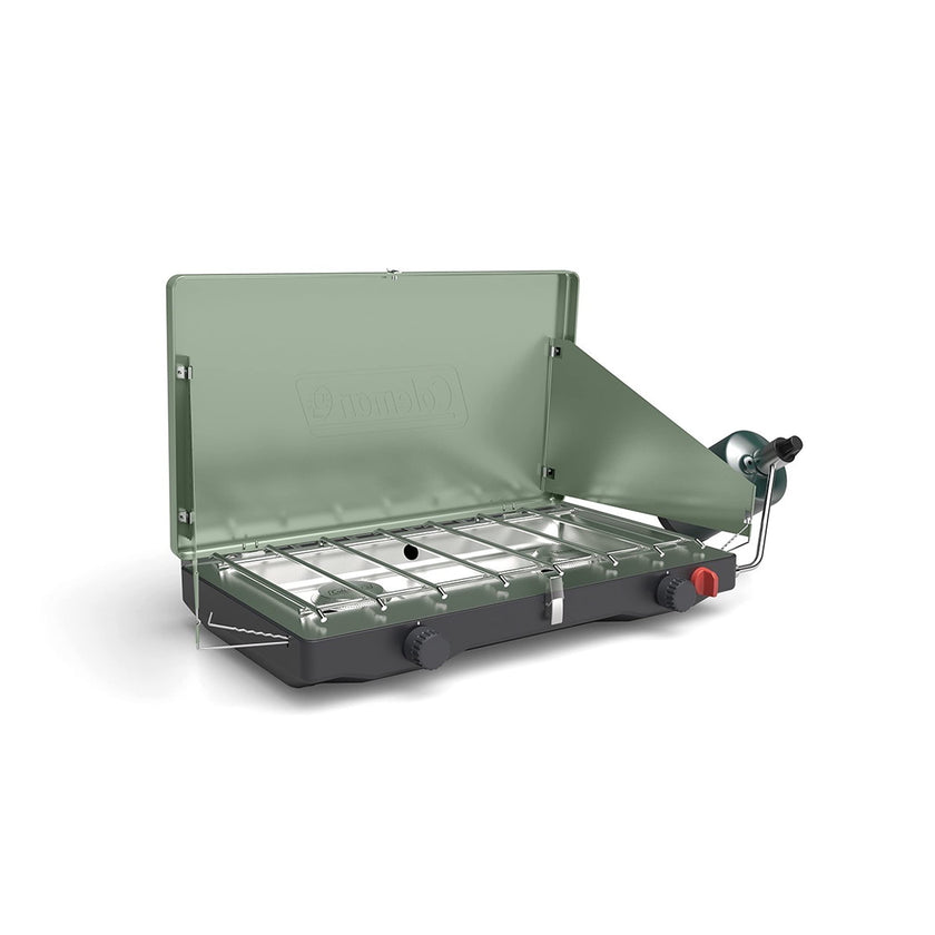 Coleman Cascade 328/Classic Camping Stove, 3/2 Burner Camp Stove, Portable Propane Stove with Adjustable Burners and Wind Guards for Beach Cookouts, Backyard BBQ, Tailgating, Festivals 🍁 All In One Marketplace Canada