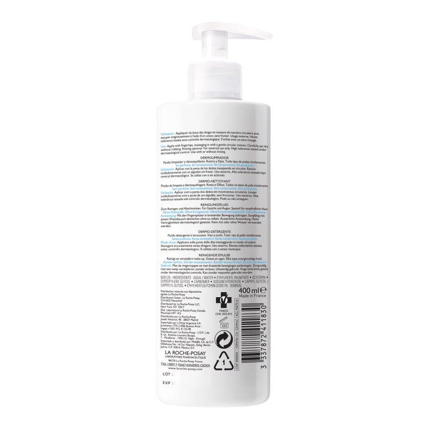 La Roche Posay Face Wash, Toleriane Dermo Cleanser, Formulated with Glycerin to Calm Irritated Skin, Gently Cleanses & Removes Makeup. Suitable for Sensitive Skin. Dermatologist Recommended, 400mL 🍁 All In One Marketplace Canada
