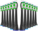 Replacement Brush Heads for Philips Sonicare Electric Toothbrush, Fit Plaque Control, Gum Health, FlexCare, HealthyWhite, Essence+ and EasyClean, 12 Pack (Black) 🍁 All In One Marketplace Canada