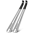 ZOMAKE Shoe Horn Long Handle,Metal Long Shoehorn for Seniors Men Women,2 Pcs 16.5