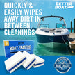 3PK Premium Boat Scuff Erasers, Boating Accessories for Cleaning, Gift for Pontoon, Fishing, Jon Boats, Decks, Vinyl and Hull Cleaner, Gadgets for Men and Women 🍁 All In One Marketplace Canada
