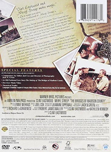 The Bridges Of Madison County (Clint Eastwood Collection) - DVD