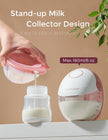 Momcozy Breast Pump Hands Free Mobile Style | M6, Wearable Breastfeeding Pump Ideal Rhythm for More Milk, DoubleFit Flange More Fit & Discreet with 3 Modes & 9 Levels, 24mm (Cozy Red, 2 Count) 🍁 All In One Marketplace Canada