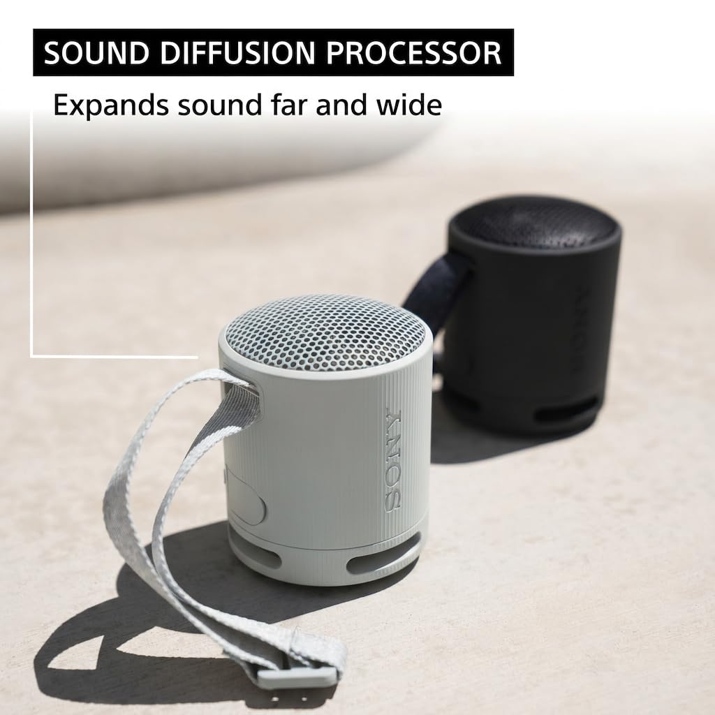Sony SRS-XB100 Wireless Bluetooth Portable Lightweight Super-Compact Travel Speaker, Extra-Durable IP67 Waterproof & Dustproof, 16 Hour Battery, Versatile Strap, and Hands-Free Calling, Black New 🍁 All In One Marketplace Canada