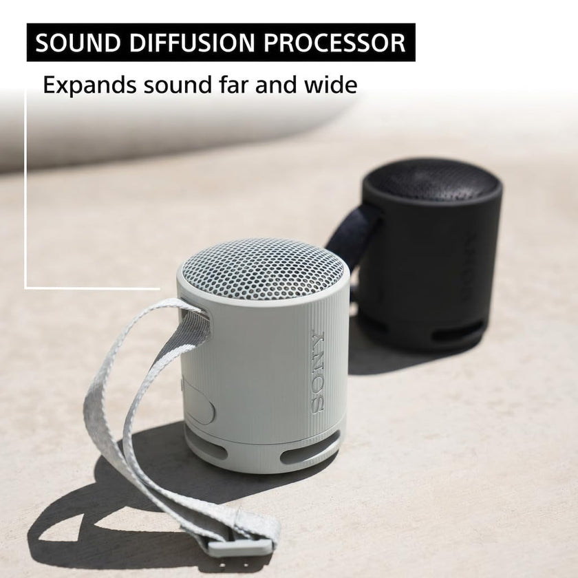 Sony SRS-XB100 Wireless Bluetooth Portable Lightweight Super-Compact Travel Speaker, Extra-Durable IP67 Waterproof & Dustproof, 16 Hour Battery, Versatile Strap, and Hands-Free Calling, Black New 🍁 All In One Marketplace Canada