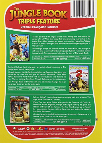 Jungle Book Triple Feature (Bilingual) - DVD