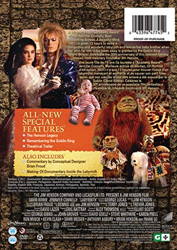 Labyrinth (Anniversary Edition) (Sous-titres français) - DVD (Used)
