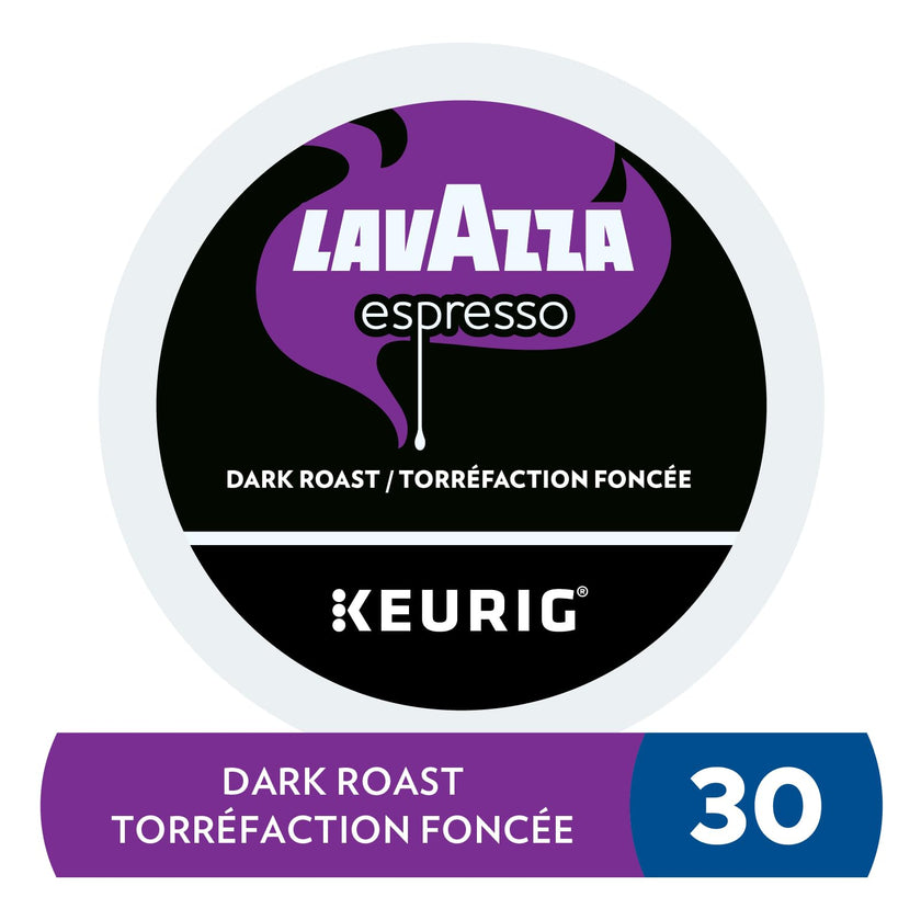 Lavazza Espresso Dark Roast K-Cup Coffee Pods, 30 Count For Keurig Coffee Makers 🍁 All In One Marketplace Canada