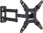 Pipishell Full Motion TV Wall Mount for 13-43 Inch LED LCD Flat Curved Screen TVs & Monitors, Max VESA 200x200mm up to 44lbs, Swivel TV Mount Wall Bracket with Rotation Swivel Tilt Extension, PISF1 🍁 All In One Marketplace Canada