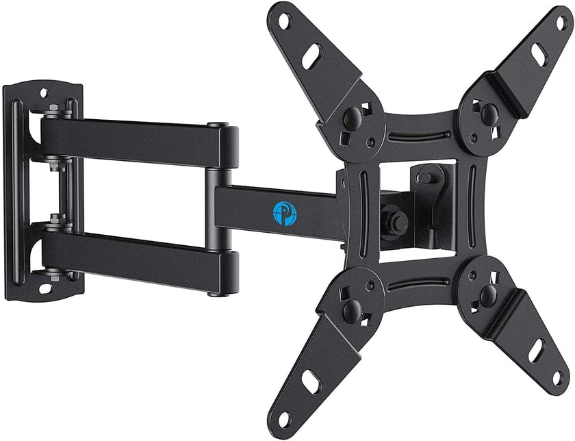 Pipishell Full Motion TV Wall Mount for 13-43 Inch LED LCD Flat Curved Screen TVs & Monitors, Max VESA 200x200mm up to 44lbs, Swivel TV Mount Wall Bracket with Rotation Swivel Tilt Extension, PISF1 🍁 All In One Marketplace Canada