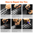 AUTOWN Tire Repair Kit - 68pcs Heavy Duty Tire Plug Kit, Universal Tire Repair Tools to Fix Punctures and Plug Flats Patch Kit for car Motorcycle, Truck, ARB，ATV, Tractor, RV, SUV, Trailer 🍁 All In One Marketplace Canada