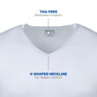 Gildan Men's V-Neck T-Shirts, Multipack, Style G1103, White (6-Pack), Large 🍁 All In One Marketplace Canada