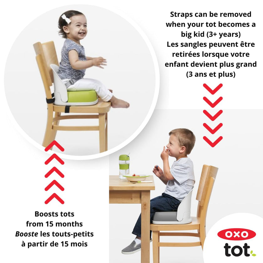 Oxo Tot Perch Booster Seat with Straps, Gray 🍁 All In One Marketplace Canada